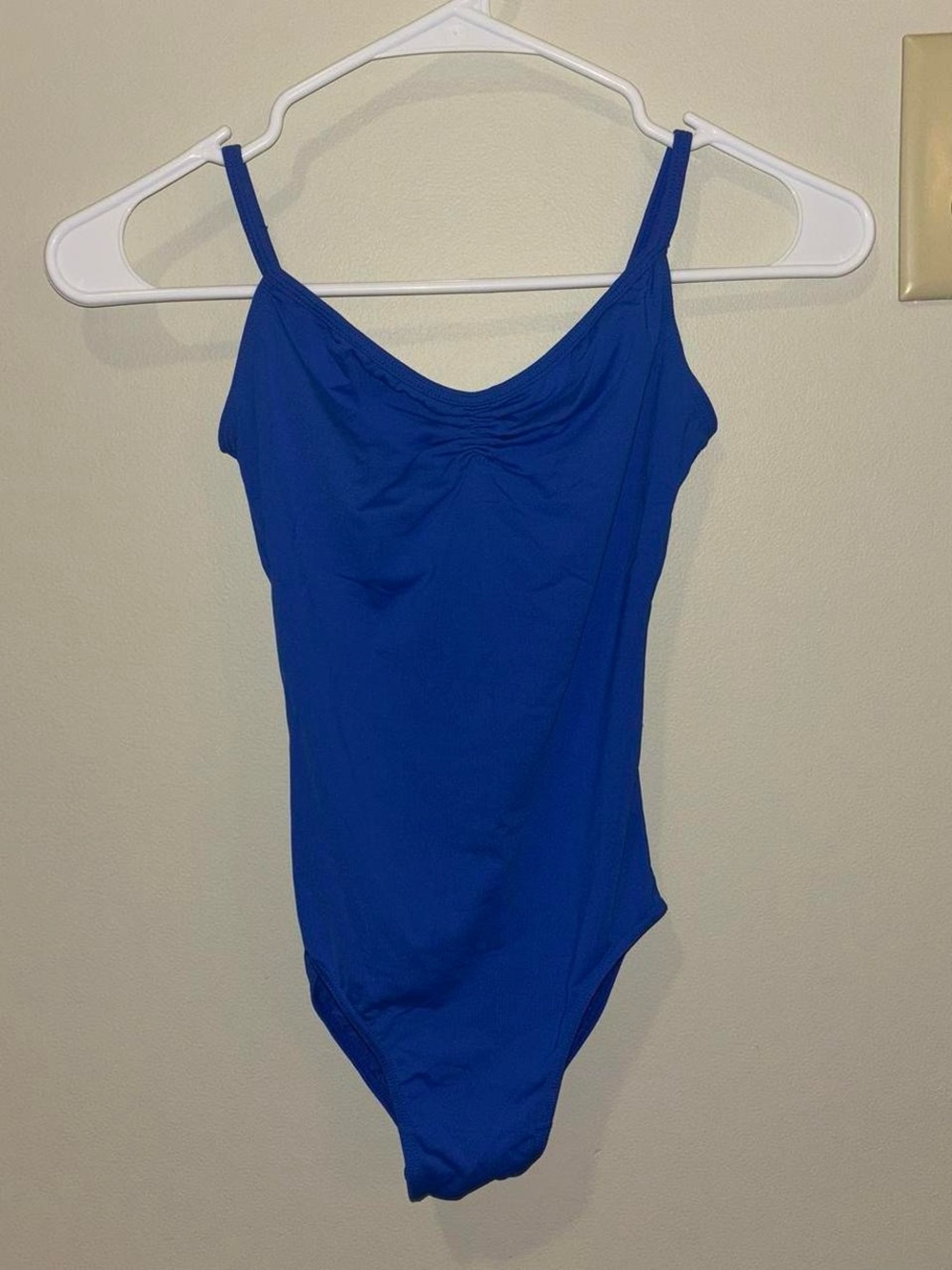 Blue leotard